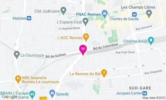 Localisation Restaurant  La Cantine d