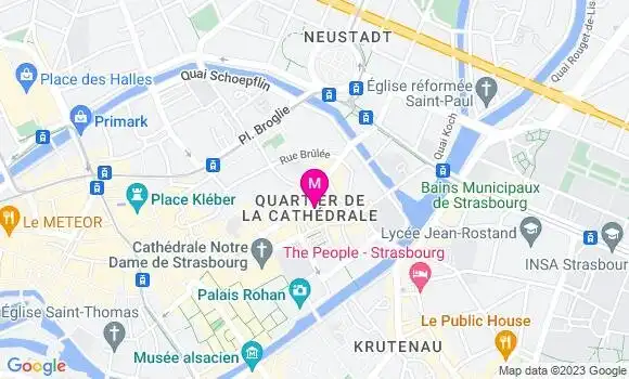 Localisation Restaurant Alsacien Les Chauvins Père et Fils