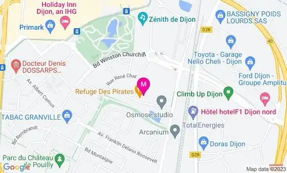 Localisation Restaurant  Refuge des Pirates