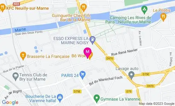 Localisation Restaurant  Le 44 Chill Out