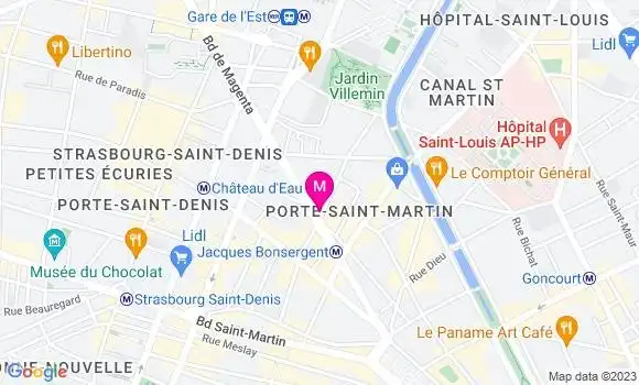 Localisation Bistrot Le Bistro