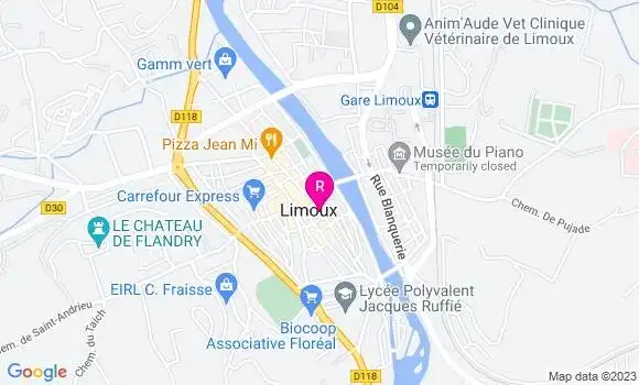 Localisation Restaurant  Le Cosy