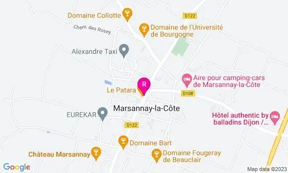 Localisation Restaurant  Le Patara
