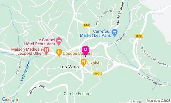 Localisation Restaurant  Don Camillo