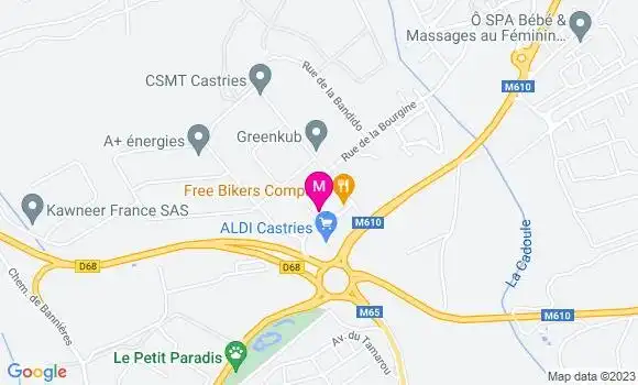 Localisation Restaurant  La Pepsillade