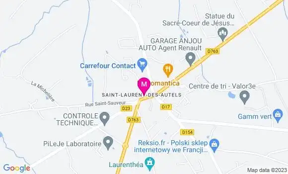 Localisation Restaurant  L