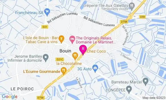 Localisation Restaurant  Chez Coco