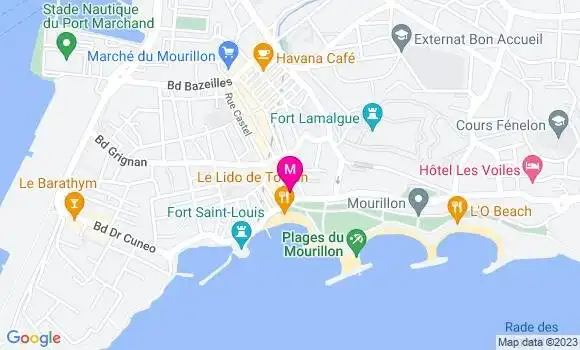 Localisation Restaurant  Le Churchill