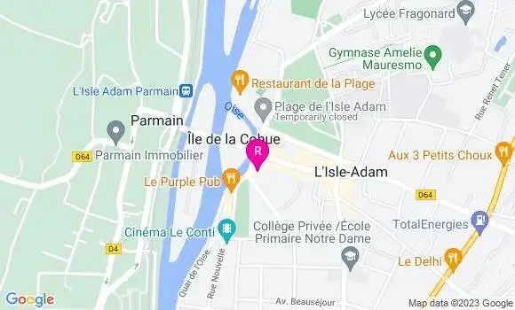 Localisation Restaurant  La Terrasse
