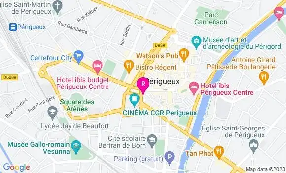 Localisation Restaurant  Le French