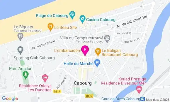 Localisation Restaurant  L