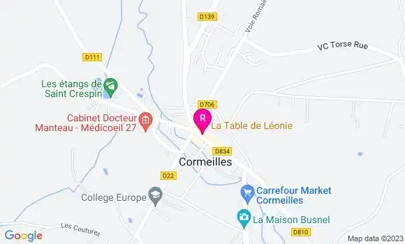 Localisation Restaurant  La Goule et le Pif