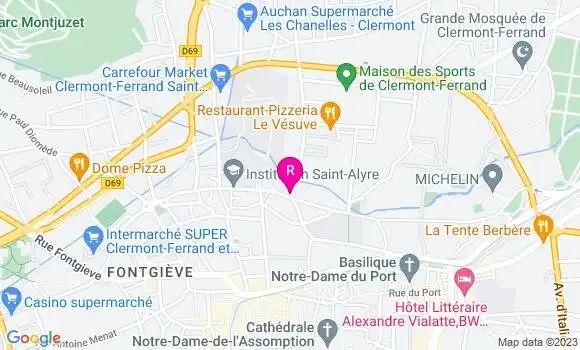 Localisation Bistrot Chauffour