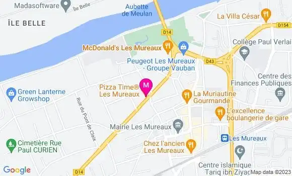 Localisation Pizzeria Pizza Time