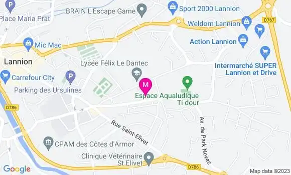 Localisation Pizzeria Elio Pizza