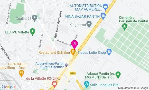 Localisation Restaurant  Rt
