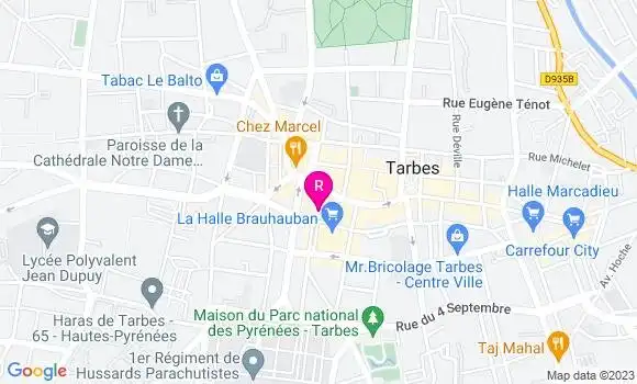 Localisation La Brasserie du 20