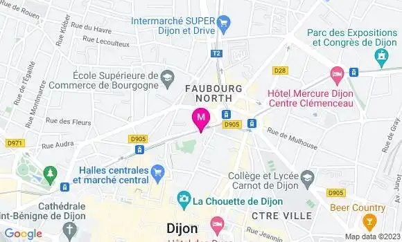 Localisation Restaurant  Le Boeuf Blanc