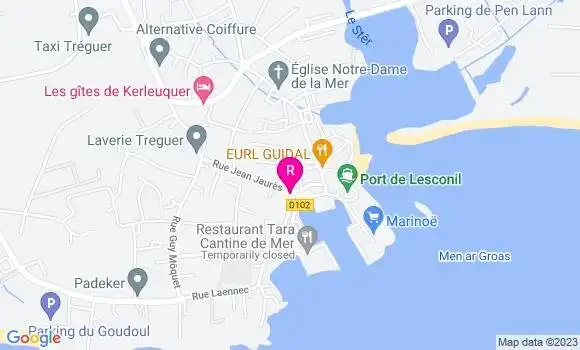 Localisation Crêperie Ty Glaz
