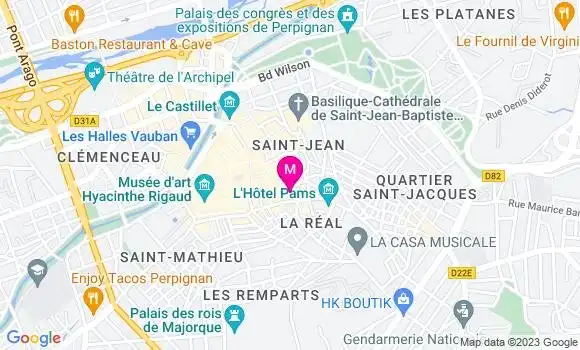 Localisation Crêperie du Théâtre