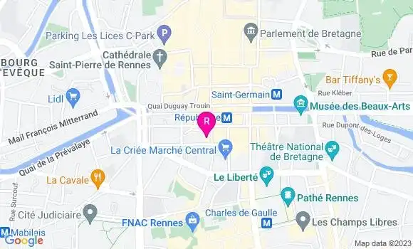 Localisation Restaurant  Chez Brume