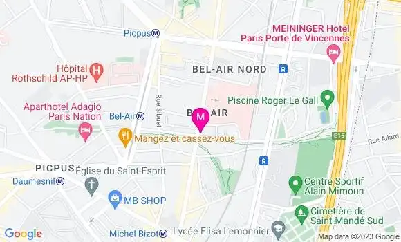 Localisation Restaurant  Papillon