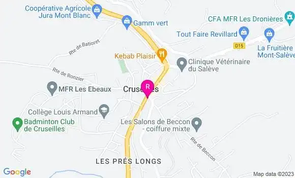 Localisation Restaurant  Le 42