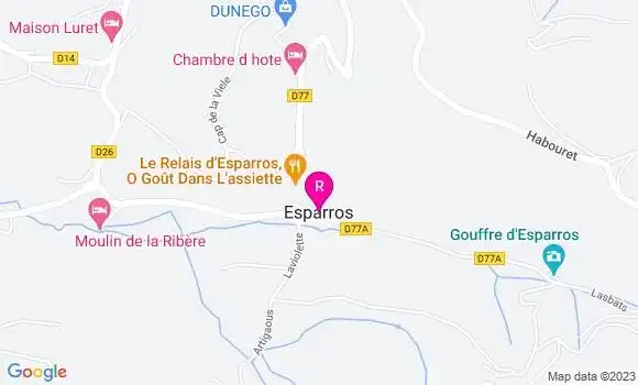 Localisation Restaurant  Le Relais d