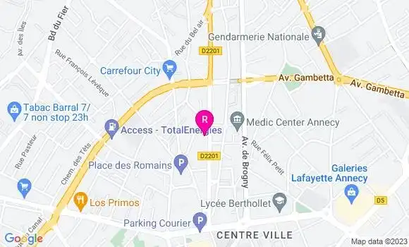 Localisation Restaurant  Canailles