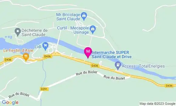 Localisation Restaurant  L