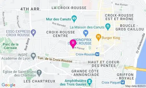 Localisation Restaurant  Copains Copines sur la Colline