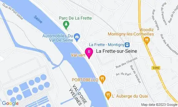 Localisation Restaurant  Le Val Vert