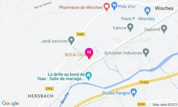 Localisation Restaurant Bar Boca Chica