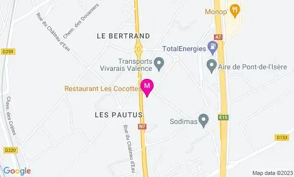 Localisation Restaurant  Les Cocottes