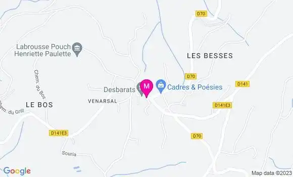 Localisation Restaurant  Le Relais des Trois Fontaines