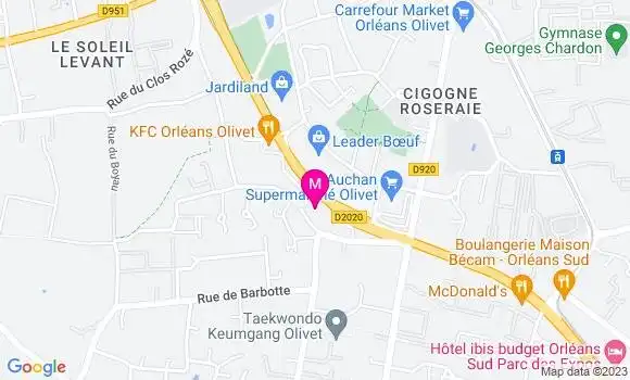 Localisation Restaurant Grill Panda Grill