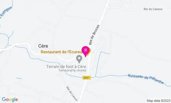 Localisation Restaurant  Le Relais de l