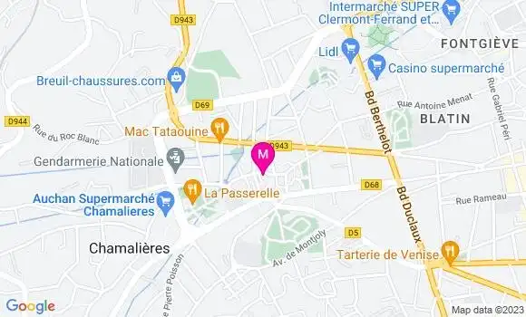 Localisation Le Bistrot Buron