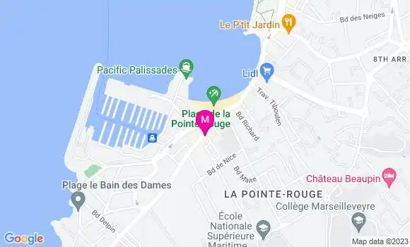 Localisation Brasserie La Strada