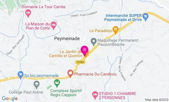 Localisation La Brasserie de la Jeunesse