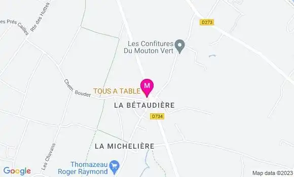 Localisation Restaurant  L