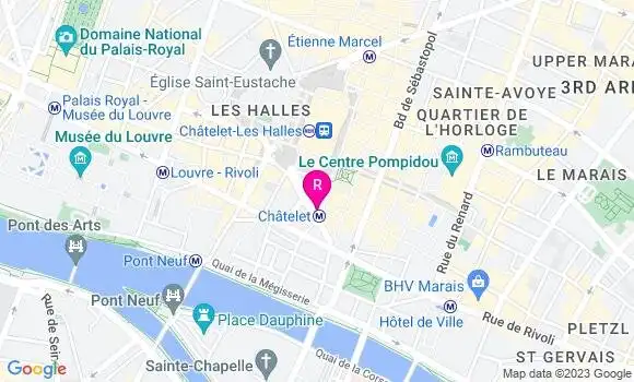 Localisation Restaurant  Café Vigouroux