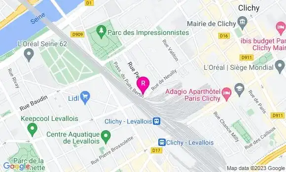 Localisation Restaurant  Café de la Gare