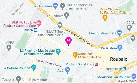 Localisation Restaurant  La Petite Cour