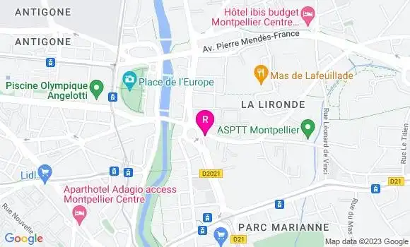 Localisation Restaurant Bar Tabac du Rond Point