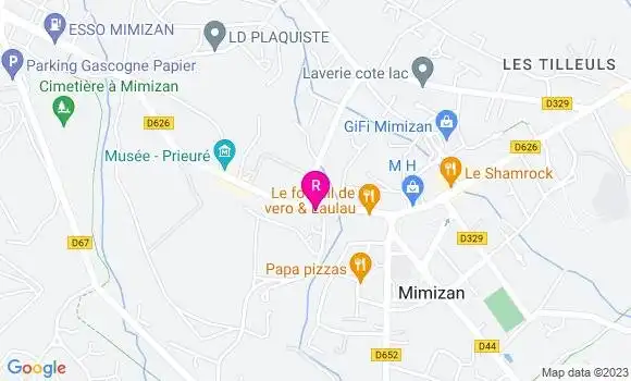 Localisation Restaurant  L