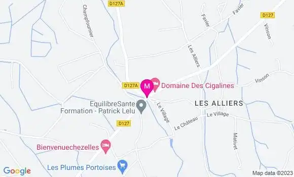 Localisation Auberge de la Valdaine