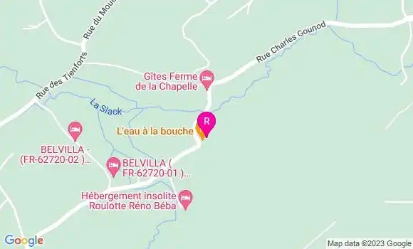 Localisation Restaurant  L