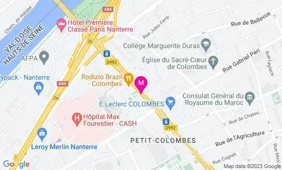 Localisation Restaurant  Le Wezer