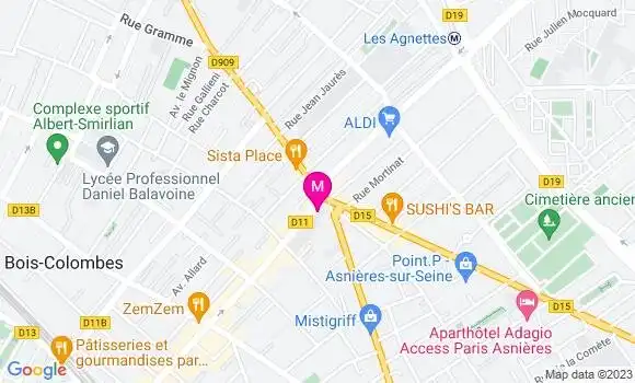 Localisation Restaurant Asiatique Li Feng
